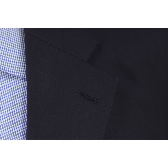Mario Bosco by Adrian Jules Navy Blue w/ Gold Metal Buttons 3B Blazer Jacket 44R - Picture 5 of 9